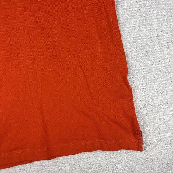 Paul & Shark Yachting Mens Sz Large Polo Orange Made in Italy - Picture 5 of 15